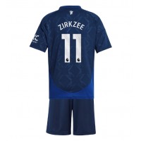 Manchester United Joshua Zirkzee #11 Replica Away Minikit 2024-25 Short Sleeve (+ pants)